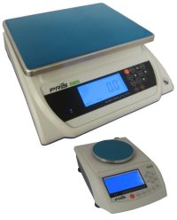 PRIS laboratory bench scale with blue digital display