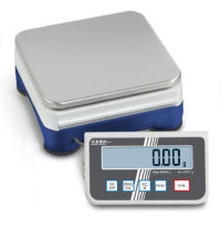 KERN precision laboratory balance with removable display on white background