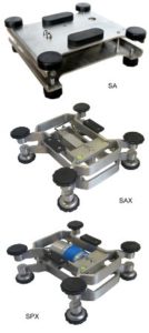 ATEX Bases picture showing the top bracket, column and bottom bracket