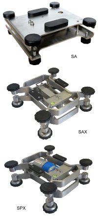 ATEX Bases picture showing the top bracket, column and bottom bracket