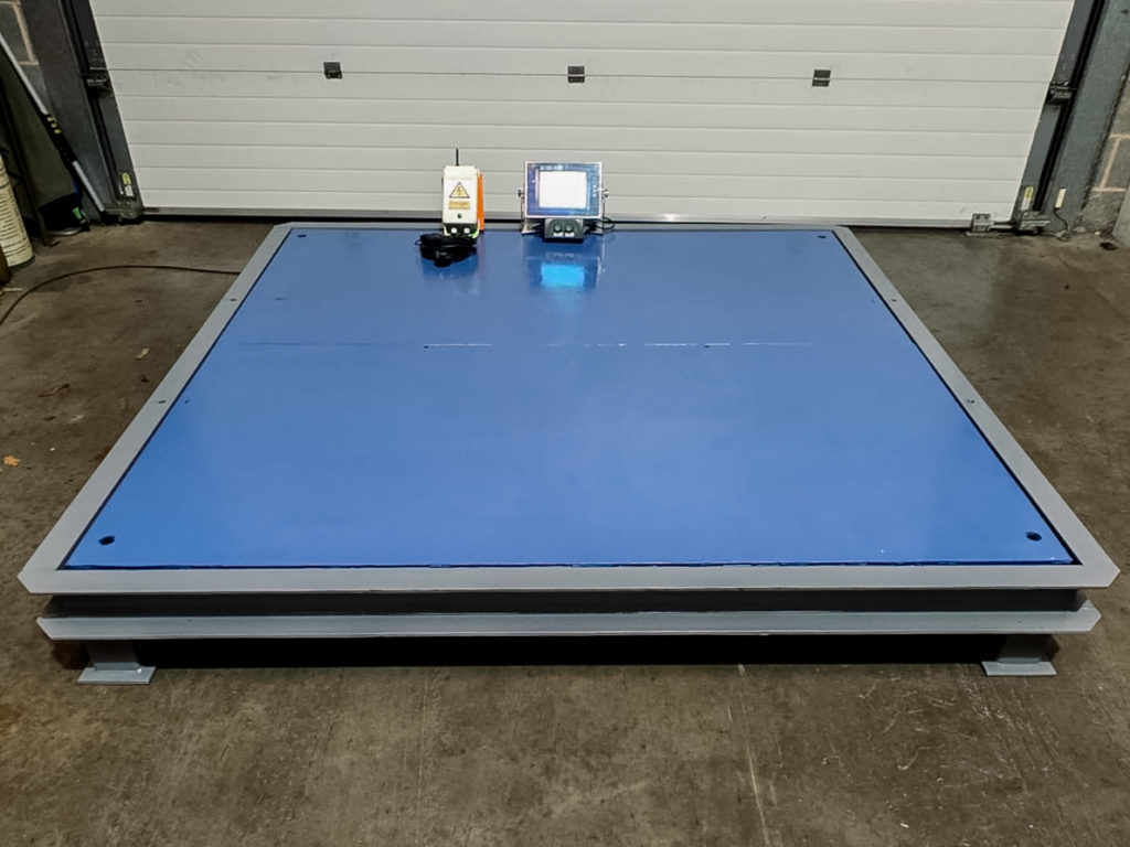 industrial platform scale with software connection