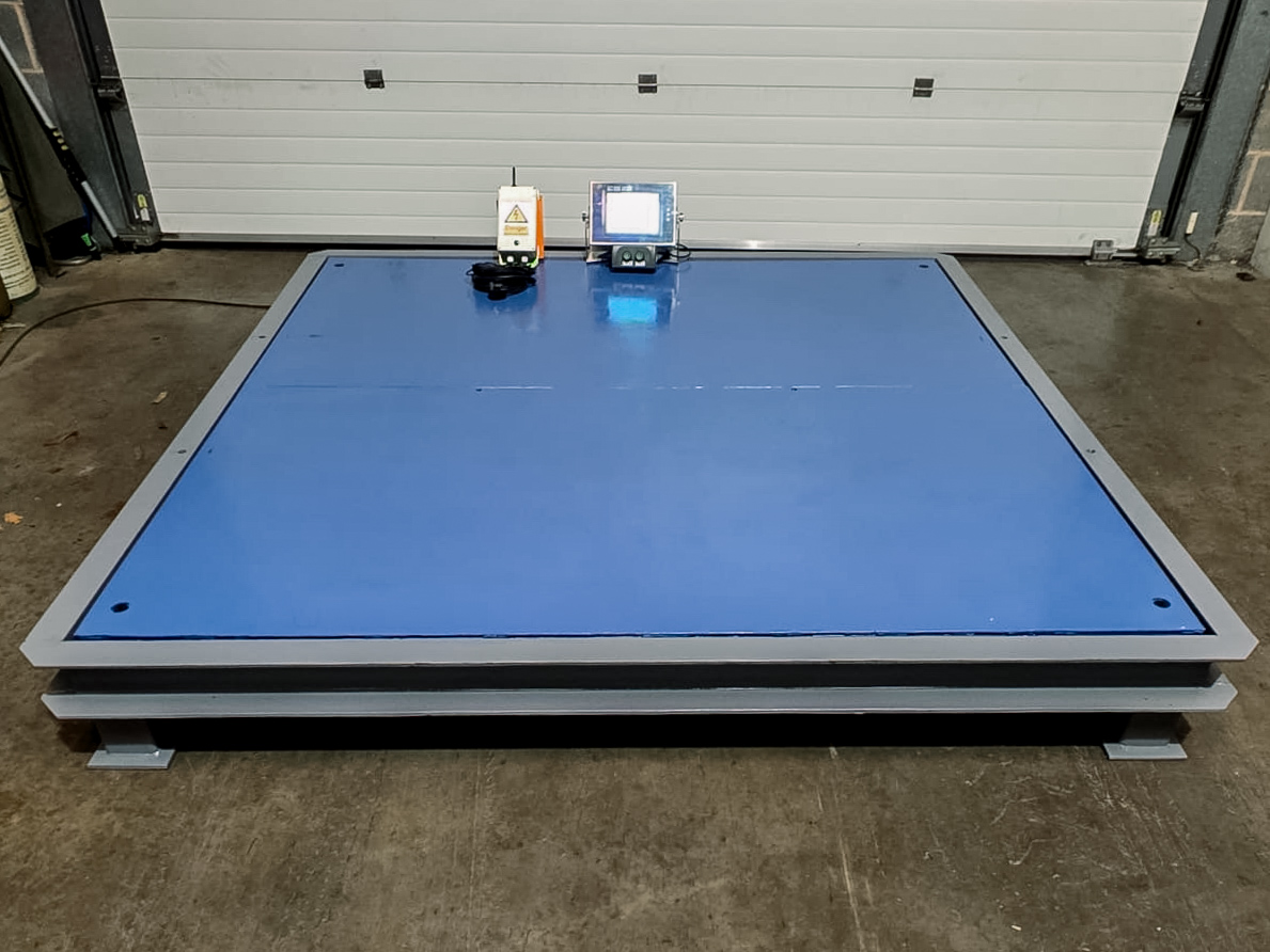 industrial platform scale with software connection